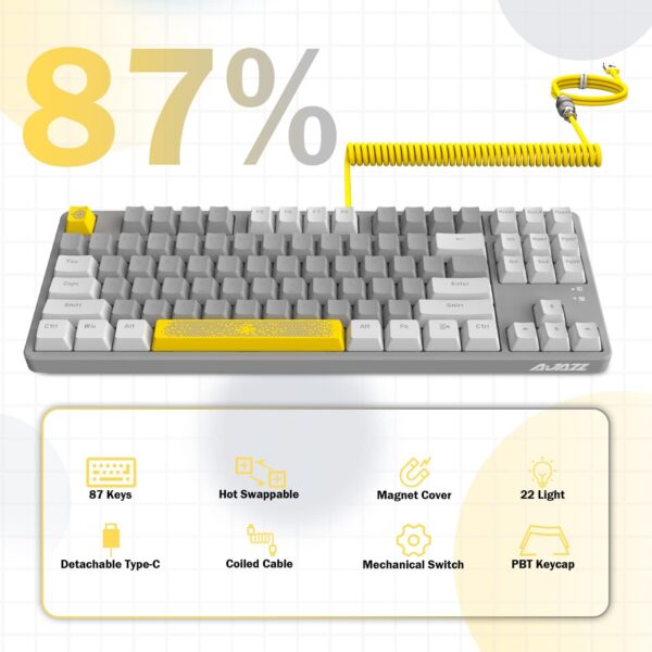 Teclado mecánico AJAZZ AK873