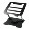 Soporte giratorio de aluminio para portátil