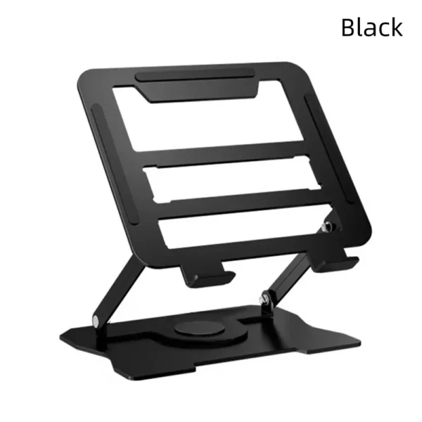 Soporte giratorio de aluminio para portátil