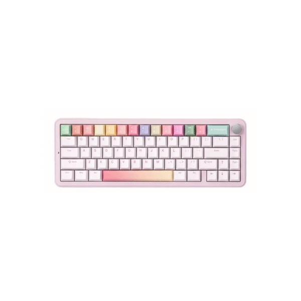 Teclado Mecánico YUNZII B68 Rosa