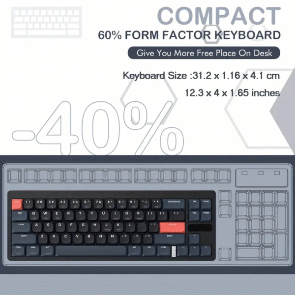 Teclado mecánico inalámbrico ultradelgado MAGIC-REFINER