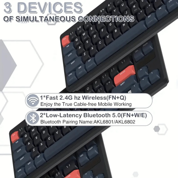 Teclado mecánico inalámbrico ultradelgado MAGIC-REFINER