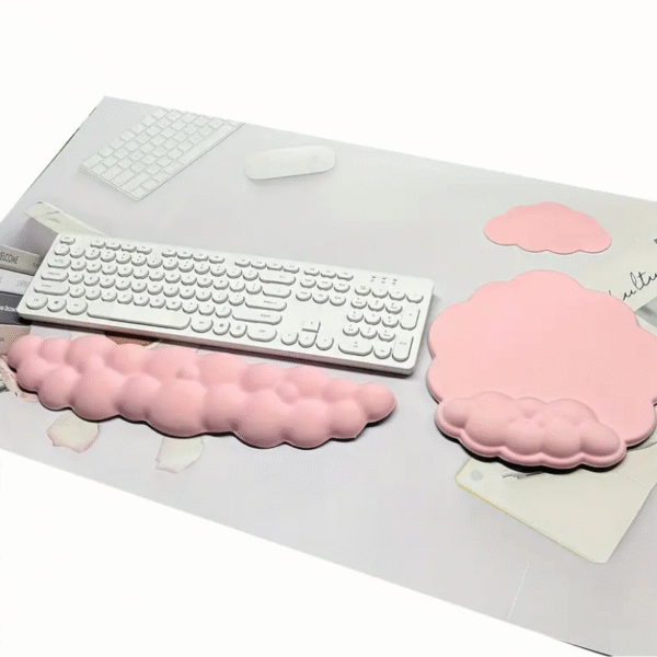 Reposamuñecas de nube Rosa