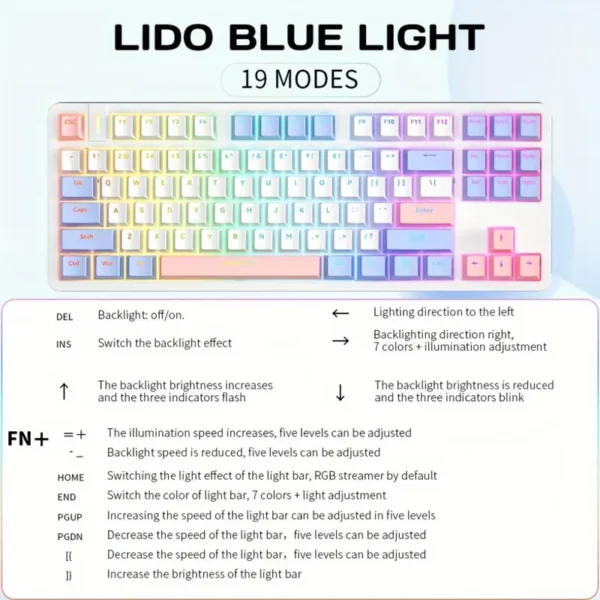 Teclado mecánico G87