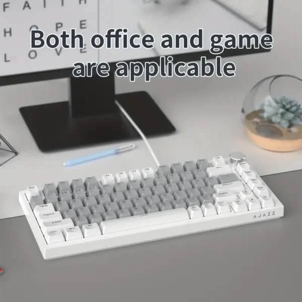 Teclado Mecánico AJAZZAK820 BLANCO