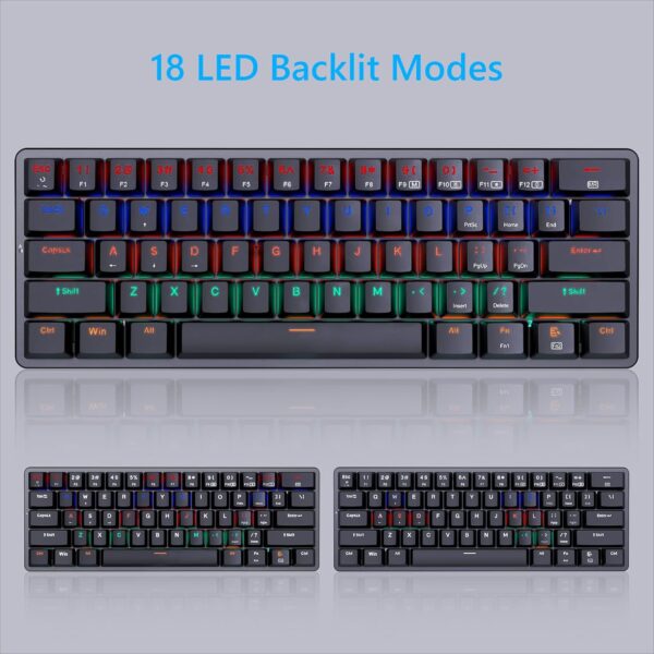 71I8eUjWVlL._AC_SL1500_ Teclado Mecánico Mini Redragon 60%