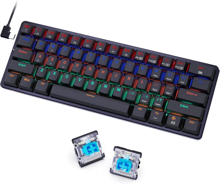 Teclado Mecánico Mini Redragon 60%