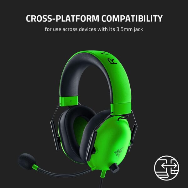 61HdTrvuc4L._AC_SL1500_ Razer BlackShark V2 X Wired Gaming Headset (Audífonos gamer)