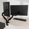 Brazos para monitor doble klipxtreme