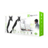 Brazos para monitor doble klipxtreme