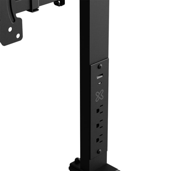 KMM-510_DET_01 Soporte dual para monitores con regleta USB Klipxtreme
