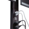 KMM-510_DET_05 Soporte dual para monitores con regleta USB Klipxtreme