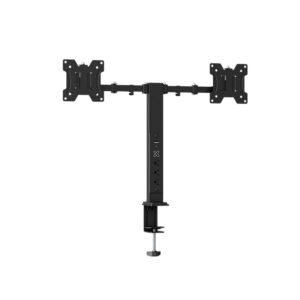 Soporte dual para monitores con regleta USB Klipxtreme