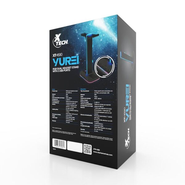 Yjc3MjI3ND_3_159-1000x1000 Xtech RGB dual Headset Stand Yurei with 2 USB XTH-690 (Base para audífonos RGB con USB)